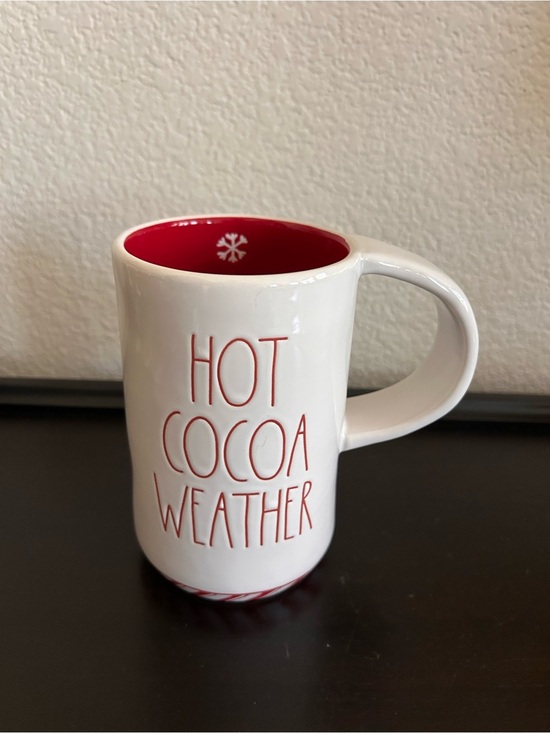 Rae Dunn Other - Rae Dunn Hot Cocoa Weather Christmas Mug Red
Interior Snowflake Accent